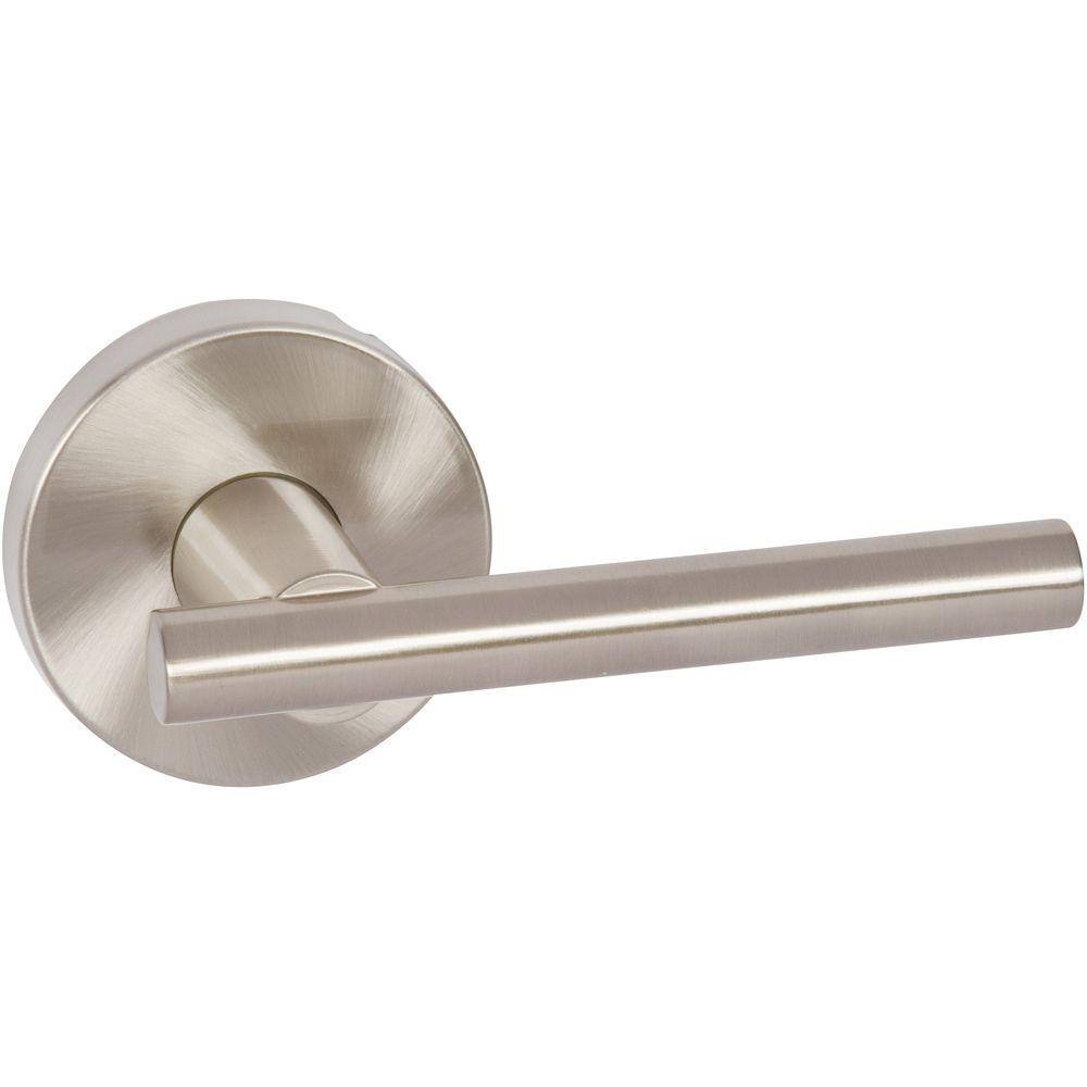 DELANEY HARDWARE Contemporary Collection Cira Satin Nickel Dummy Door Lever 350551