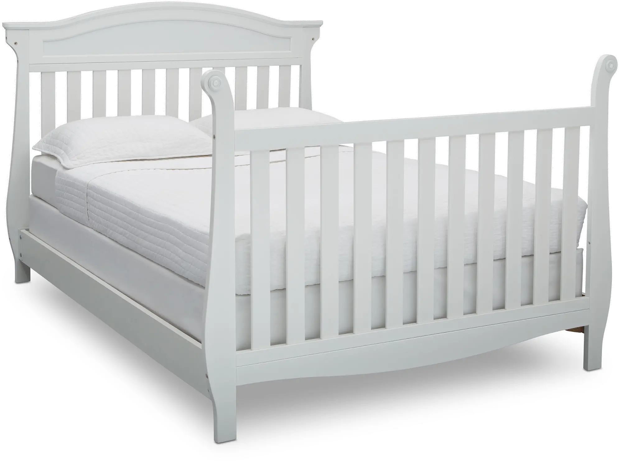 Lancaster White 4-in-1 Convertible Crib