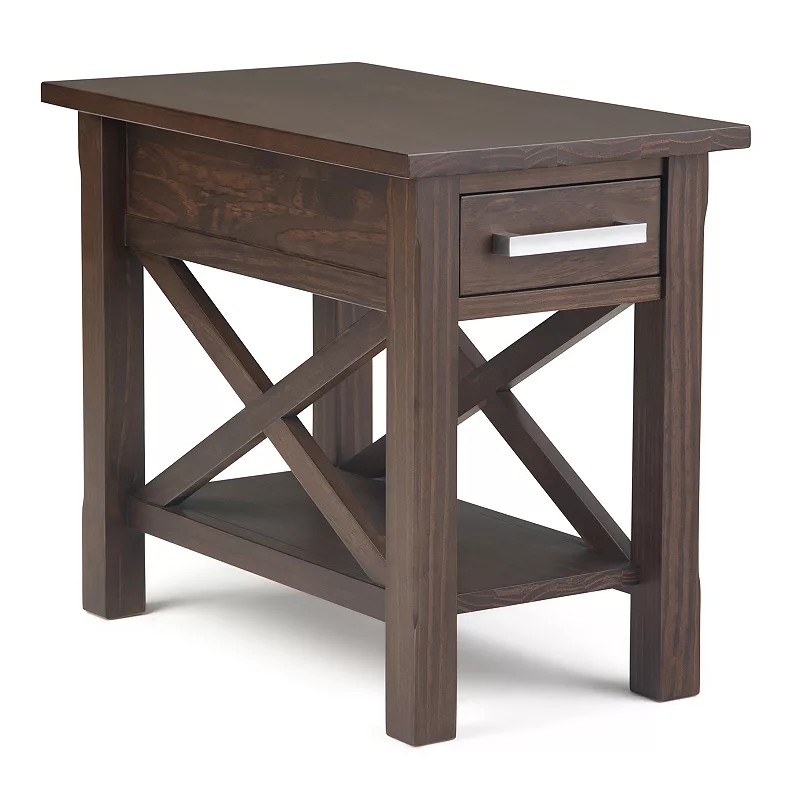 Simpli Home Kitchener Wood Narrow End Table