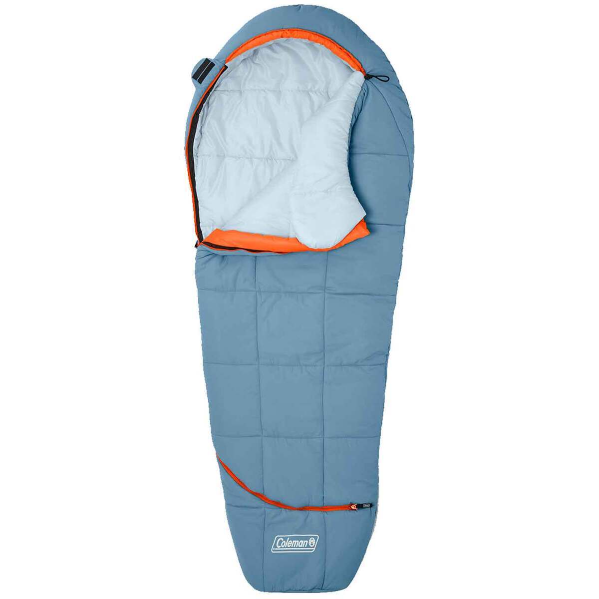 Coleman Big Bay 0 Degree Regular Mummy Sleeping Bag  Fog