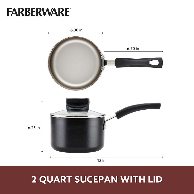 Farberware Smart Control 2-qt. Nonstick Saucepan