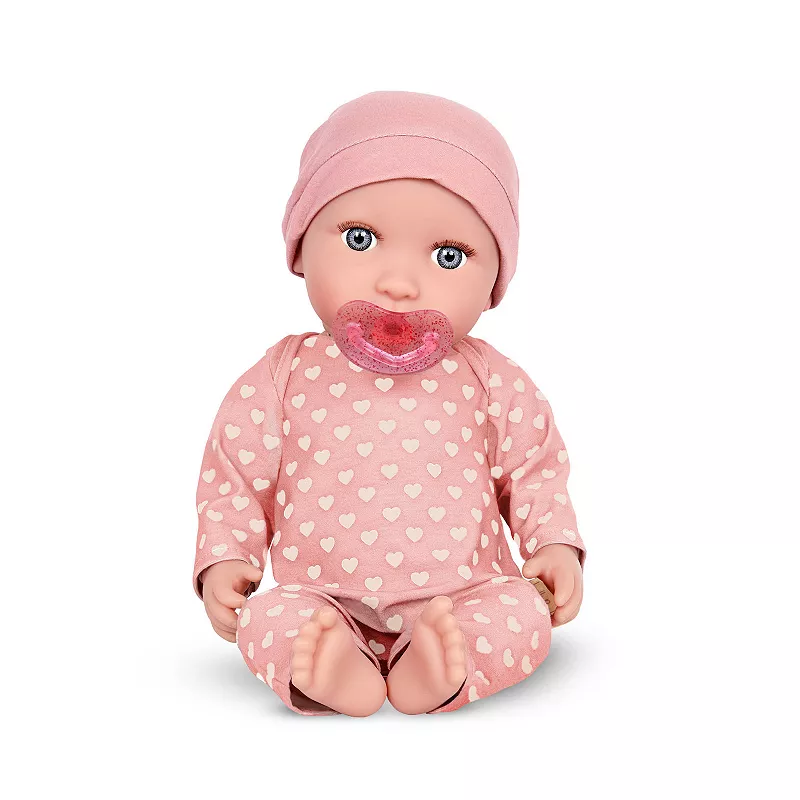 Babi LullaBaby 14-in. Baby Doll with Pink Pajamas and Accessories