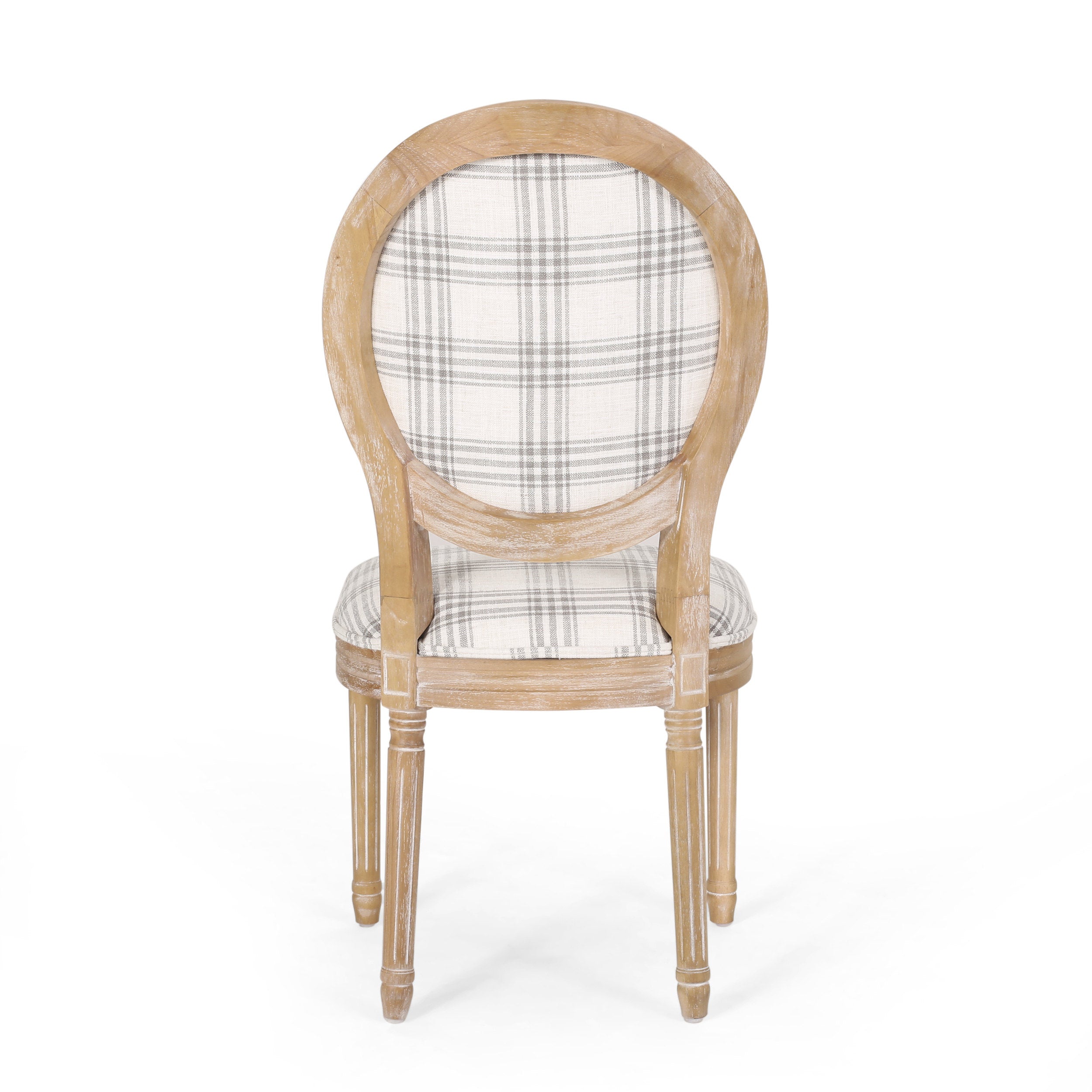 Lariya French Country Fabric Dining Chairs