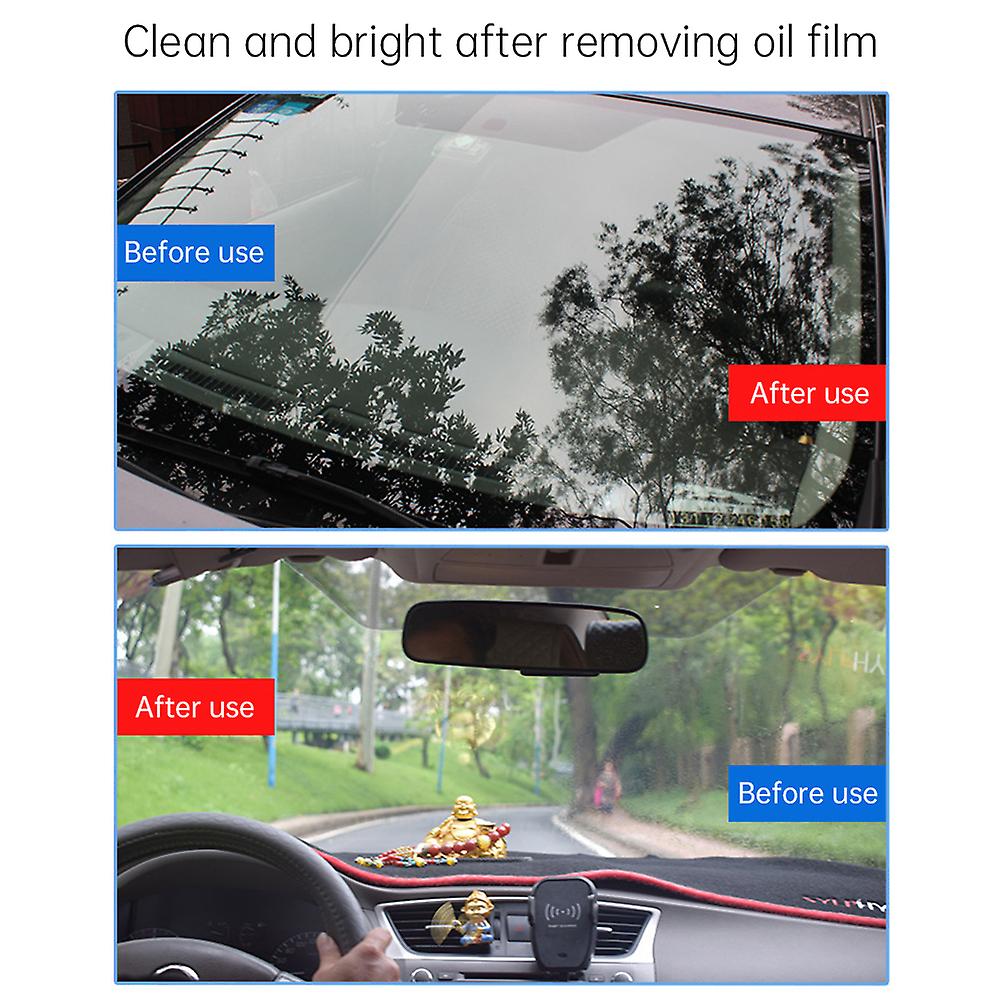 Car Glass Oil Film Removal Paste Deep Cleaning Polishing Glass Cleaner Car Windshield Cleaner