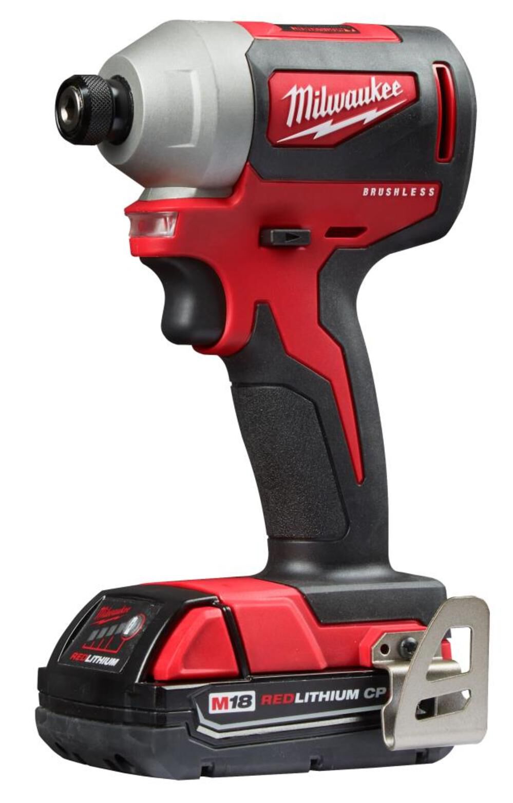 Milwaukee M18 Compact Brushless 1/4 in. Hex Impact Driver Kit 2850-22CT from Milwaukee