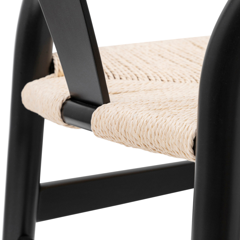 The Sawyer Dining Chair  Wood and Rope   Beach Style   Dining Chairs   by Edgemod Furniture  Houzz