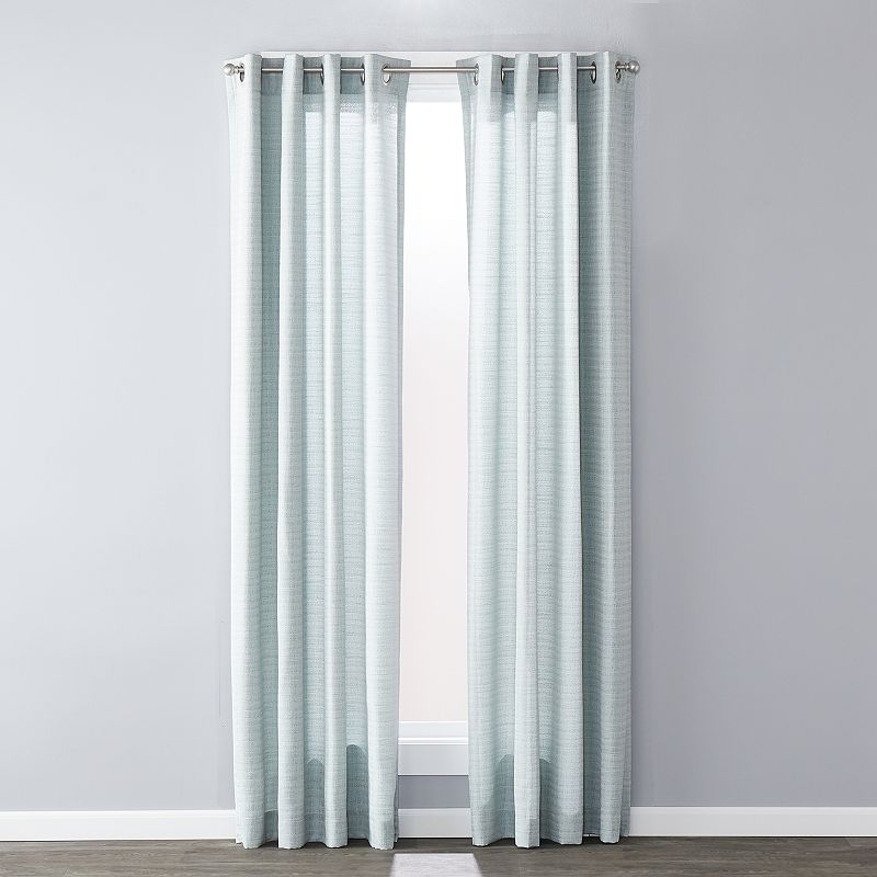 Saturday Knight， Ltd. 1-panel SunSafe Maeve Window Curtain