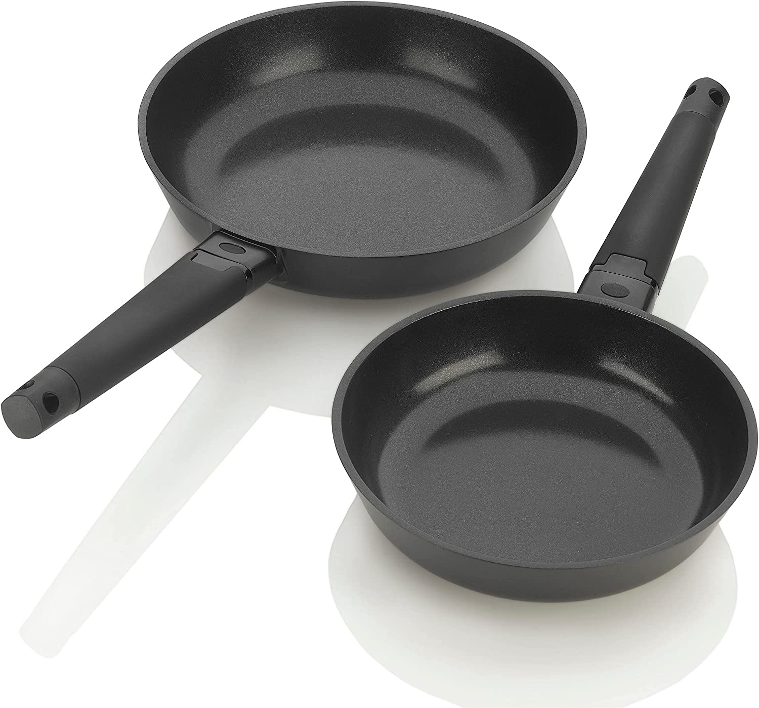 ZAVOR ZCWNR23 2-Piece Noir 10.62-in Ceramic Skillet Set