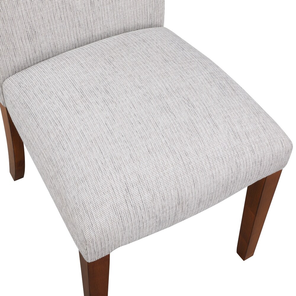 Sea Oat Dining Chair in Performance Fabric with Nail Heads   Set of 2