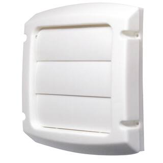 Everbilt 4 in. Louvered Vent Cap in White LC4WXHD