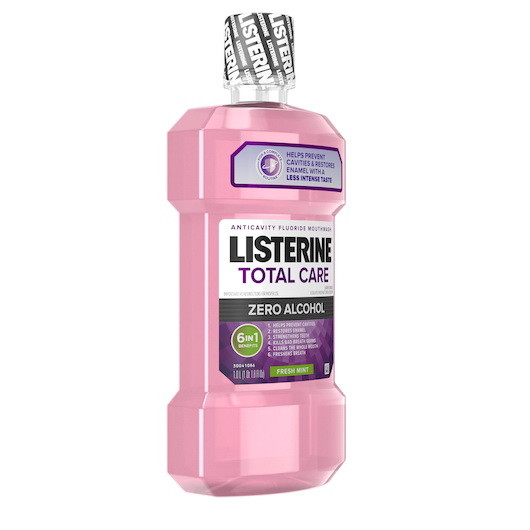 Listerine Zero Alcohol Total Care Fresh Mint Mouth...