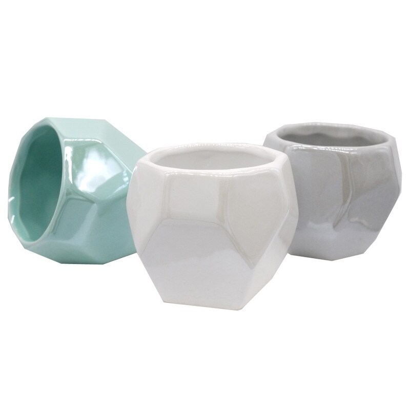 Admired By Nature Planters Pots  Modern Ceramic for Home Décor