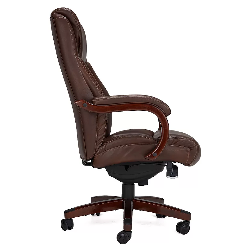 JOMEED Delano Big and Tall Executive Office Chair with Lumbar Support， Brown