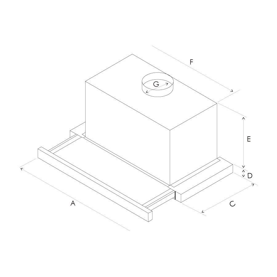 Elica 24-inch TT Under Cabinet Hood ETT424S1