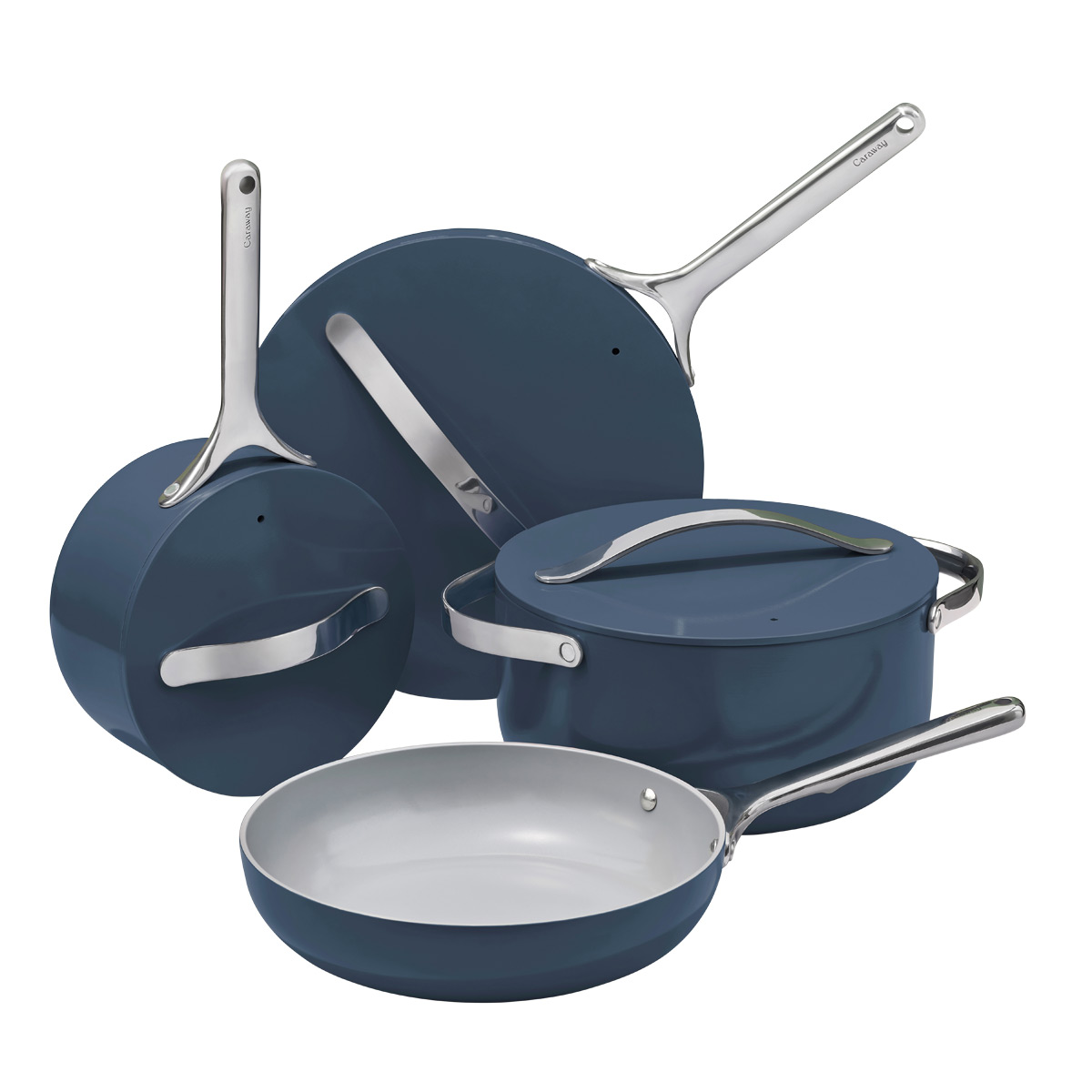 Caraway Home NonToxic NonStick Ceramic 12Piece Cookware Set