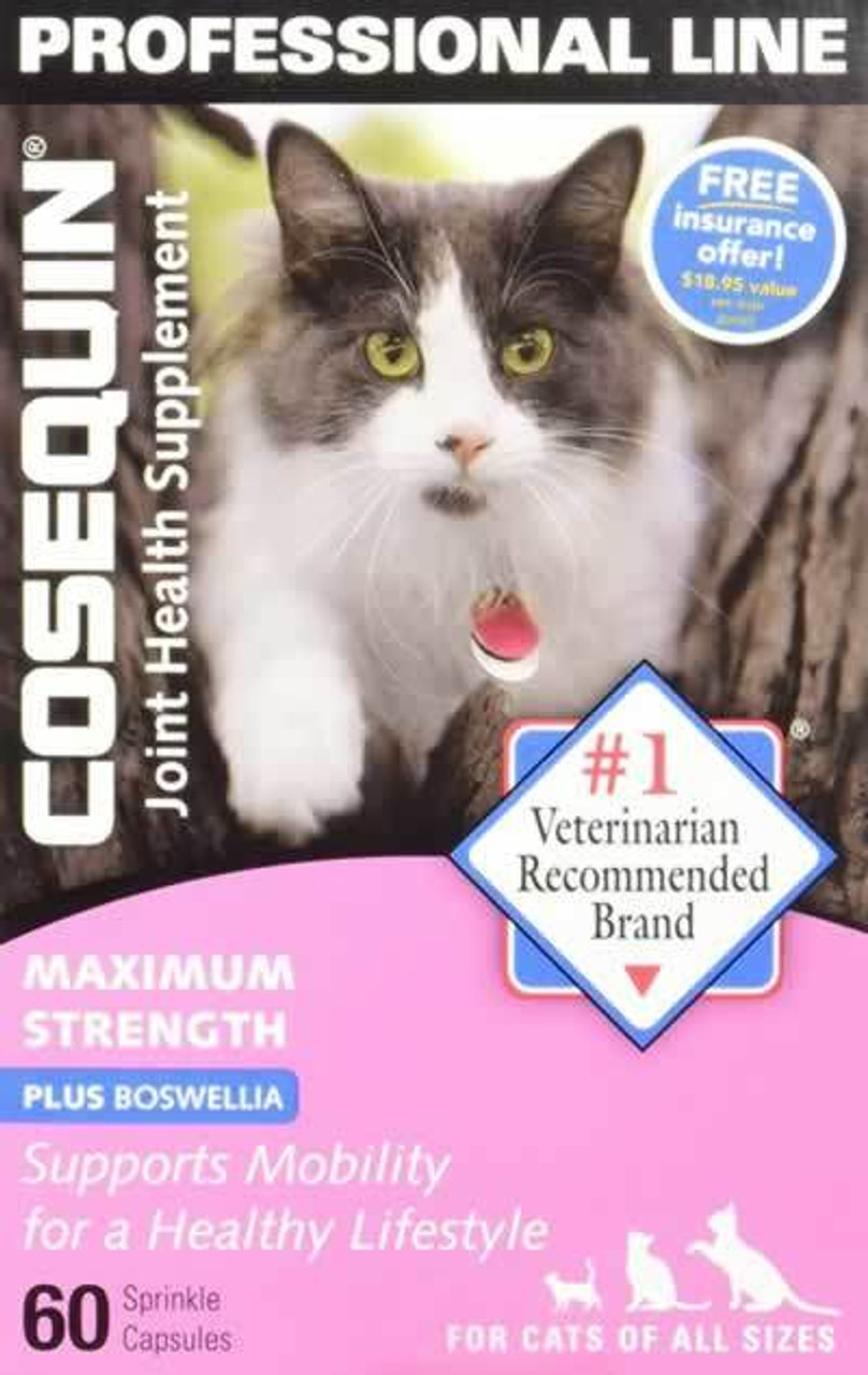 Cosequin Maximum Strength Joint Health Supplement for Cats 60 Capsules