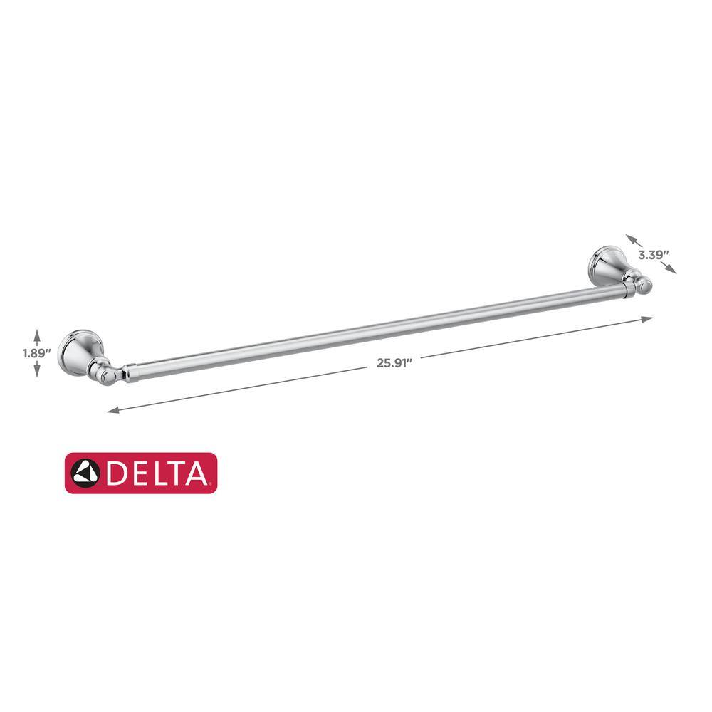 Delta Woodhurst 24 in. Towel Bar in Chrome 73224