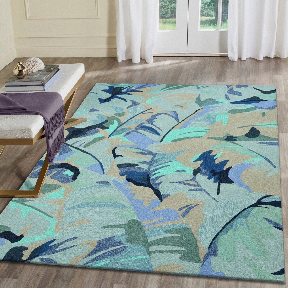 Liora Manne Capri Palm Leaf Indoor/Outdoor Rug