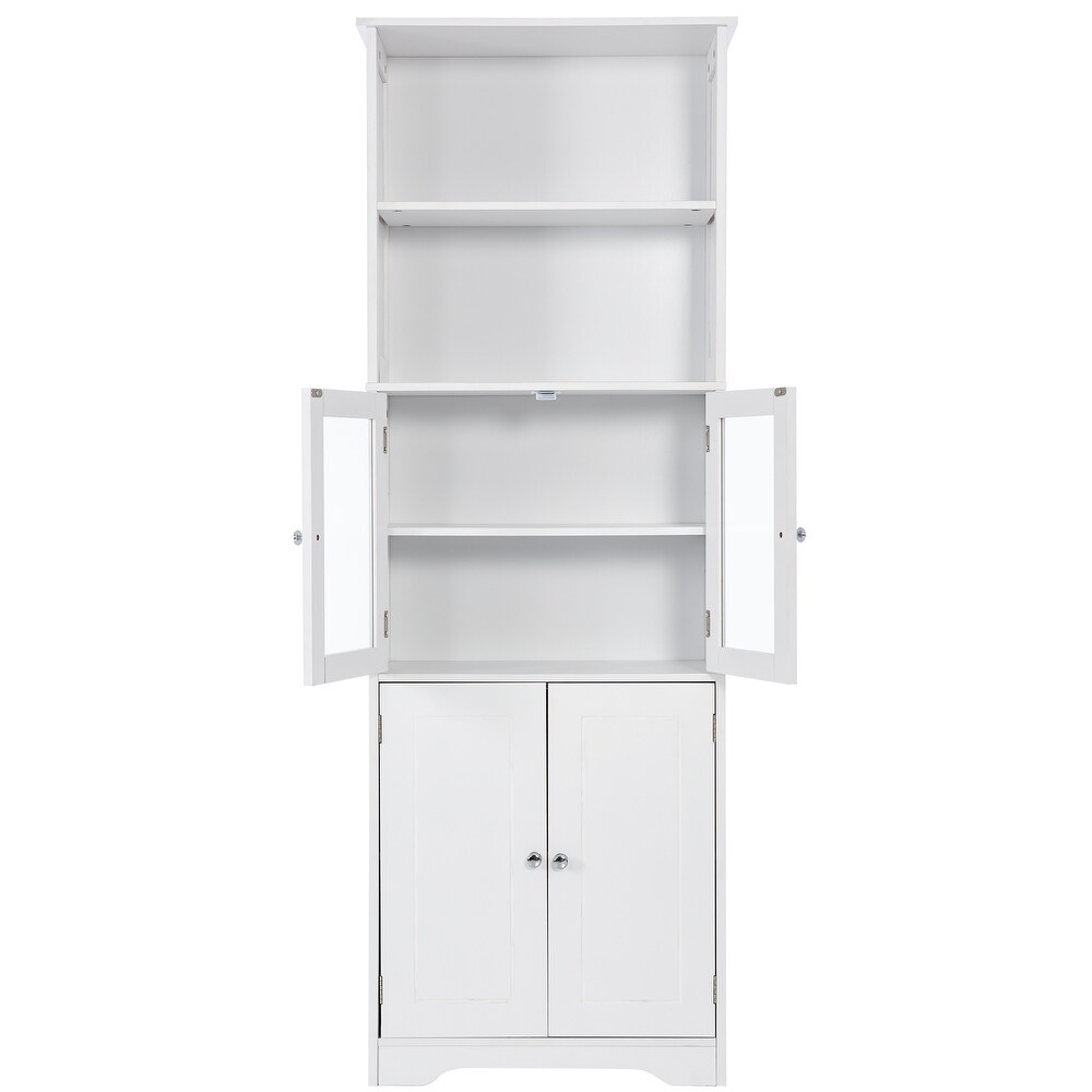 Tall Storage Cabinet with Shelves