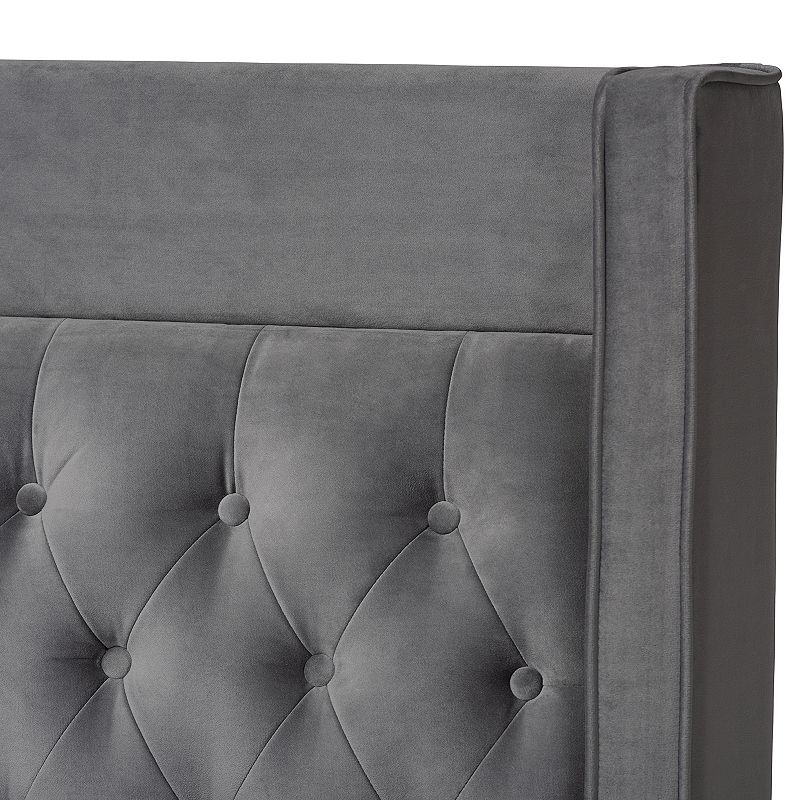 Baxton Studio Valery Tufted Bed