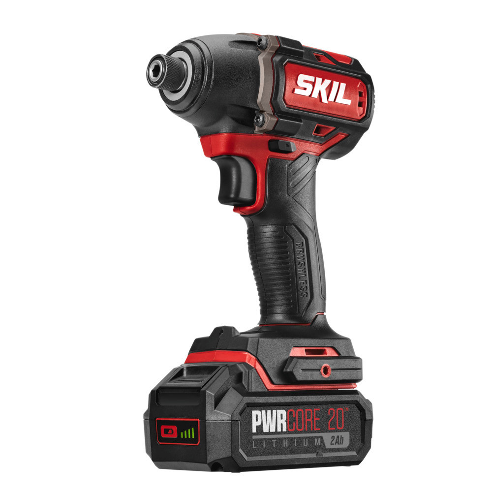 Skil PWRCORE 20? Brushless 20V Hex Impact Driver Kit 1/4 ;