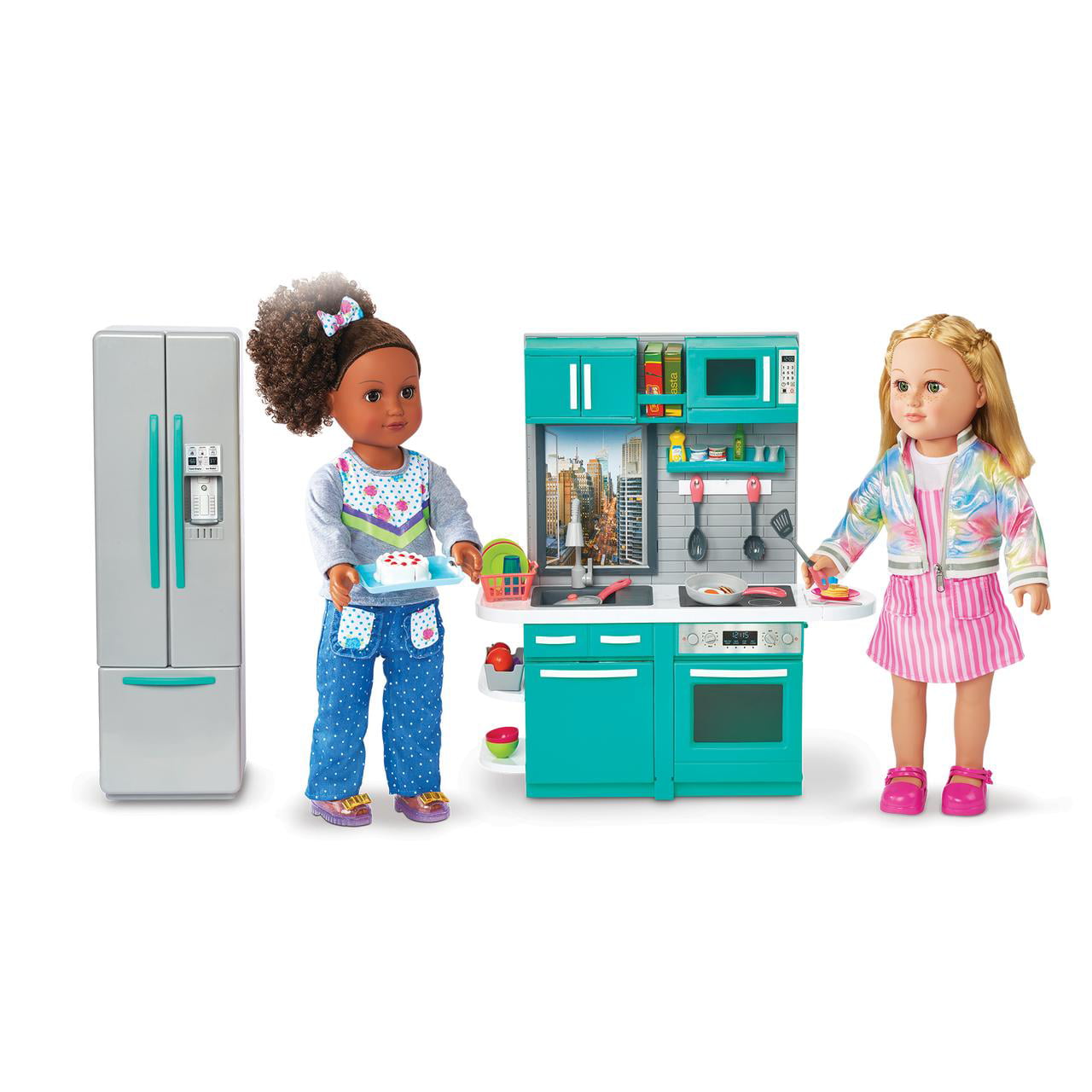 My Life As Full Kitchen Playset with Light & Sound for 18” Doll