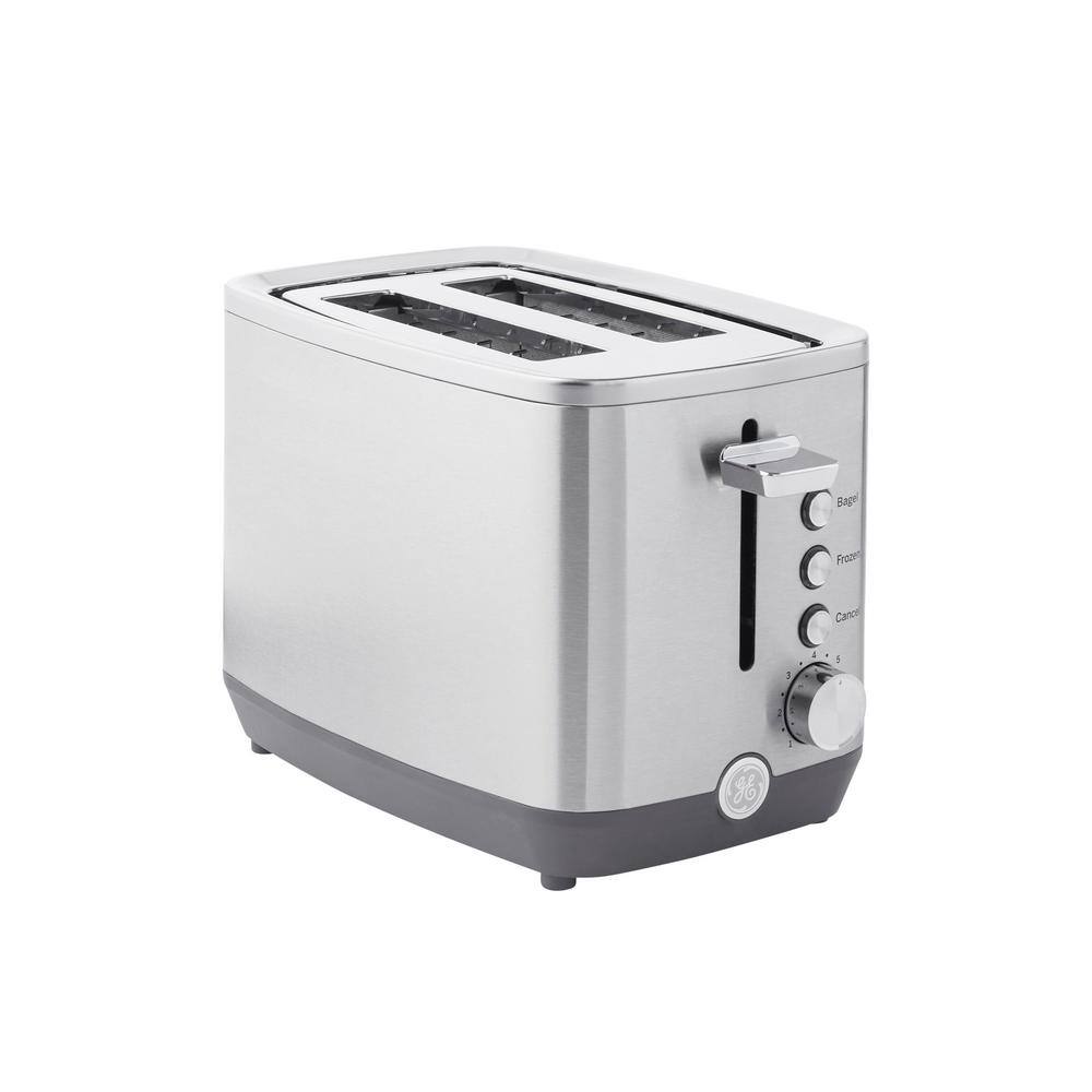 GE 2-Slice Stainless Steel Wide Slot Toaster with 7 Shade Settings G9TMA2SSPSS