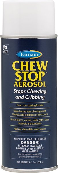 Farnam Chew Stop Chew Aerosol Horse Spray， 12.5-oz bottle