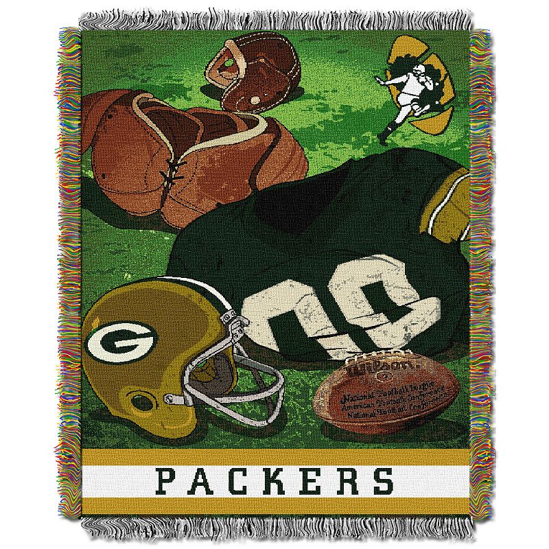 Green Bay Packers Vintage Throw Blanket