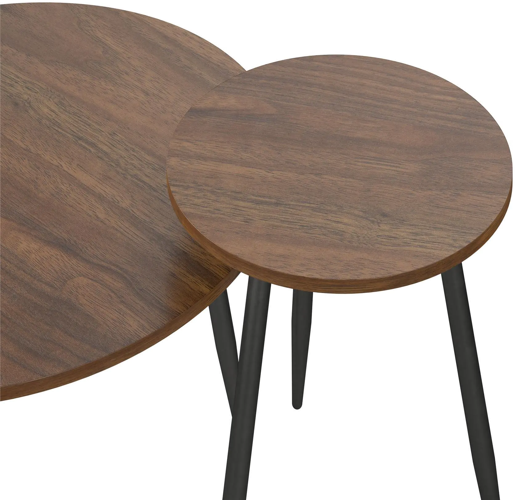 Morley Walnut Coffee Table and End Table Set