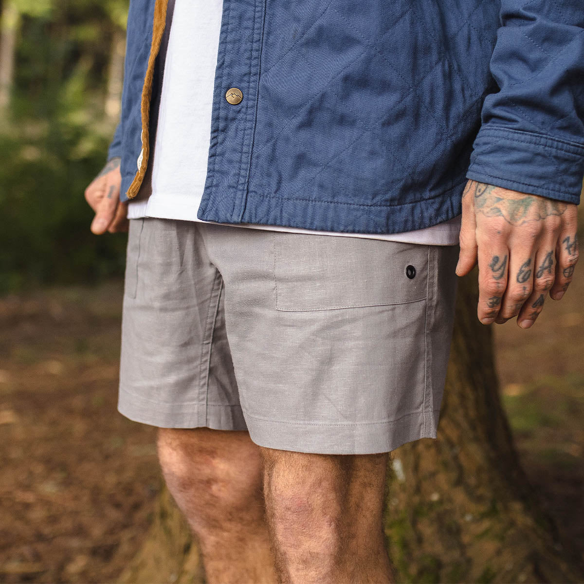 Adventure Organic All Purpose Short - Frost Gray