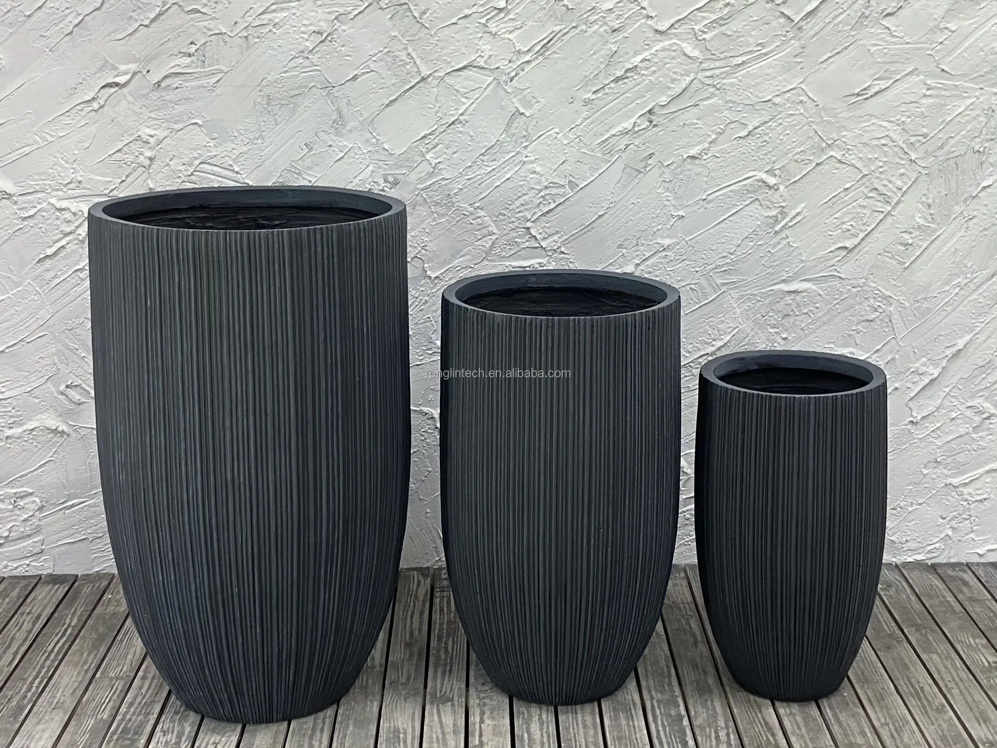 Garden Supplies Home Hotel Fiberclay Flower Pots   Planters