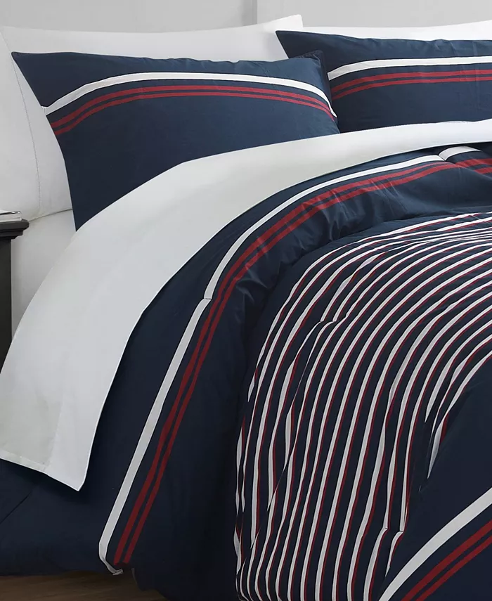 Nautica Mineola Reversible 2-Piece Duvet Cover Set， Twin