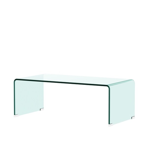 Whole Tempered Glass Coffee Table Clear Table Transparent Coffee Table for Living Room