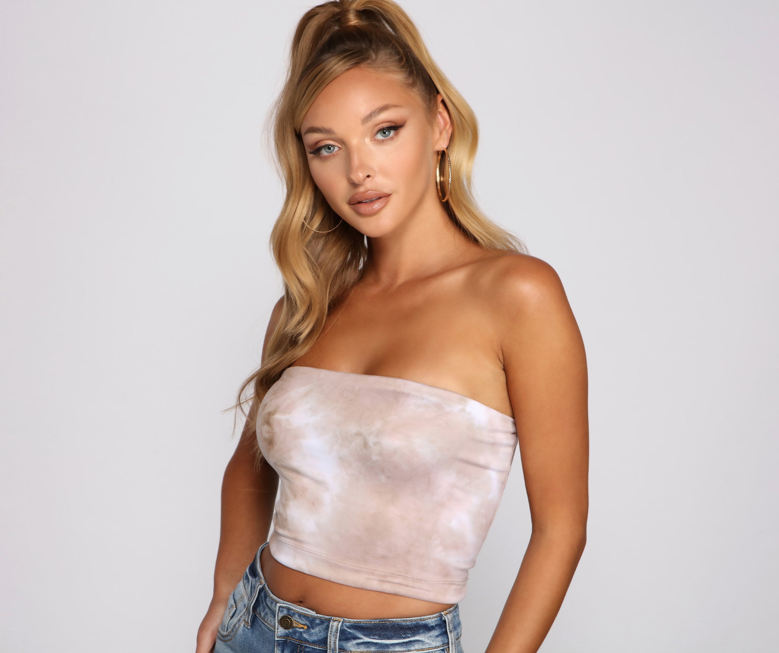 CLEARANCE - Totally Retro Brushed Knit Tube Top