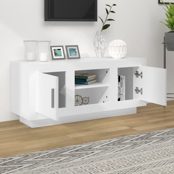 TV Cabinet White 40.2