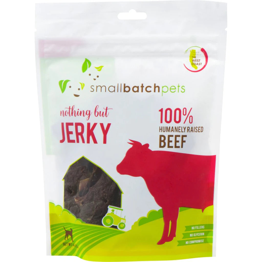 Smallbatch Beef Heart Jerky Dog Treats - 4oz;