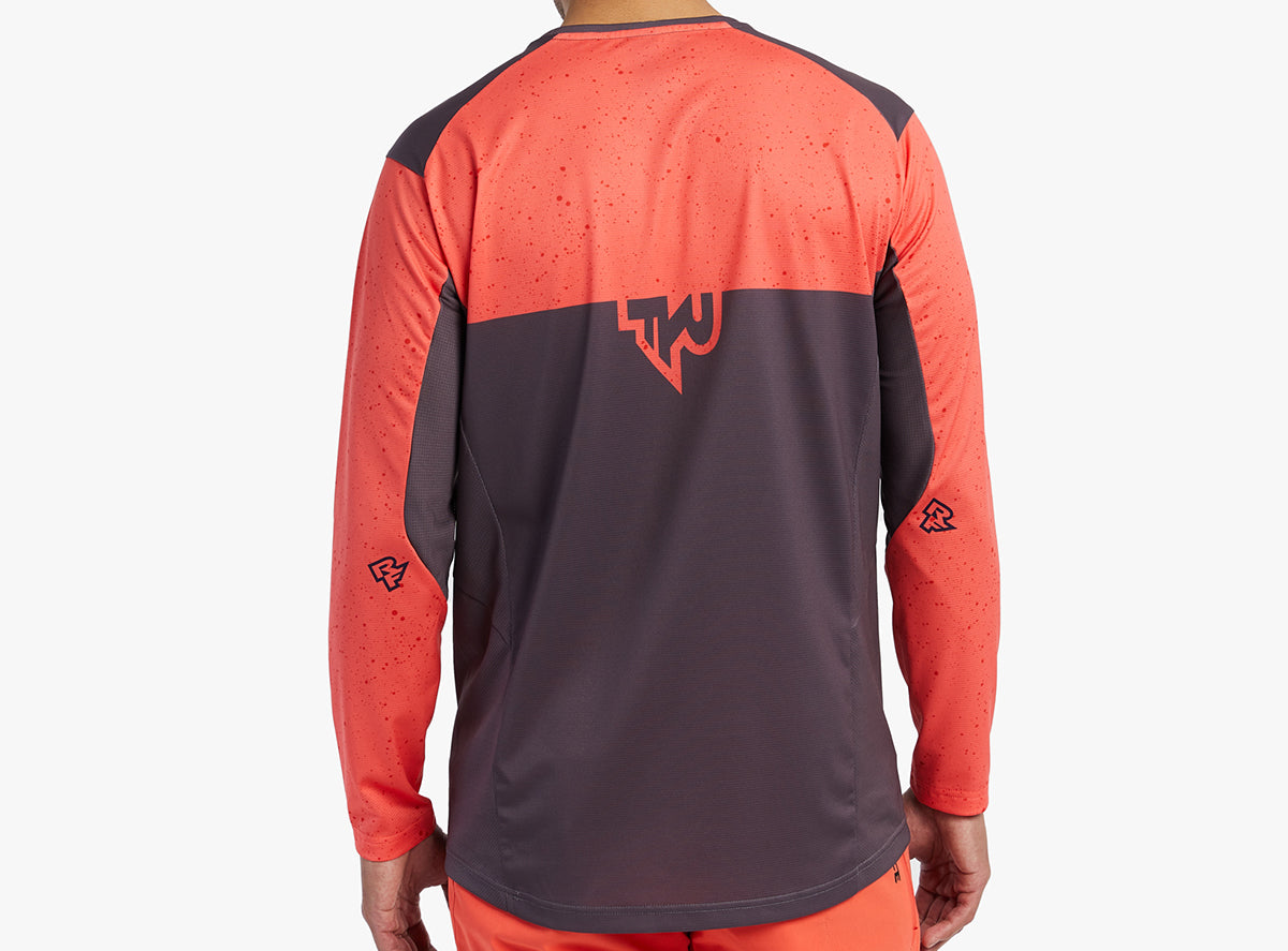 Race Face Indy Long Sleeve MTB Jersey - Coral - 2022