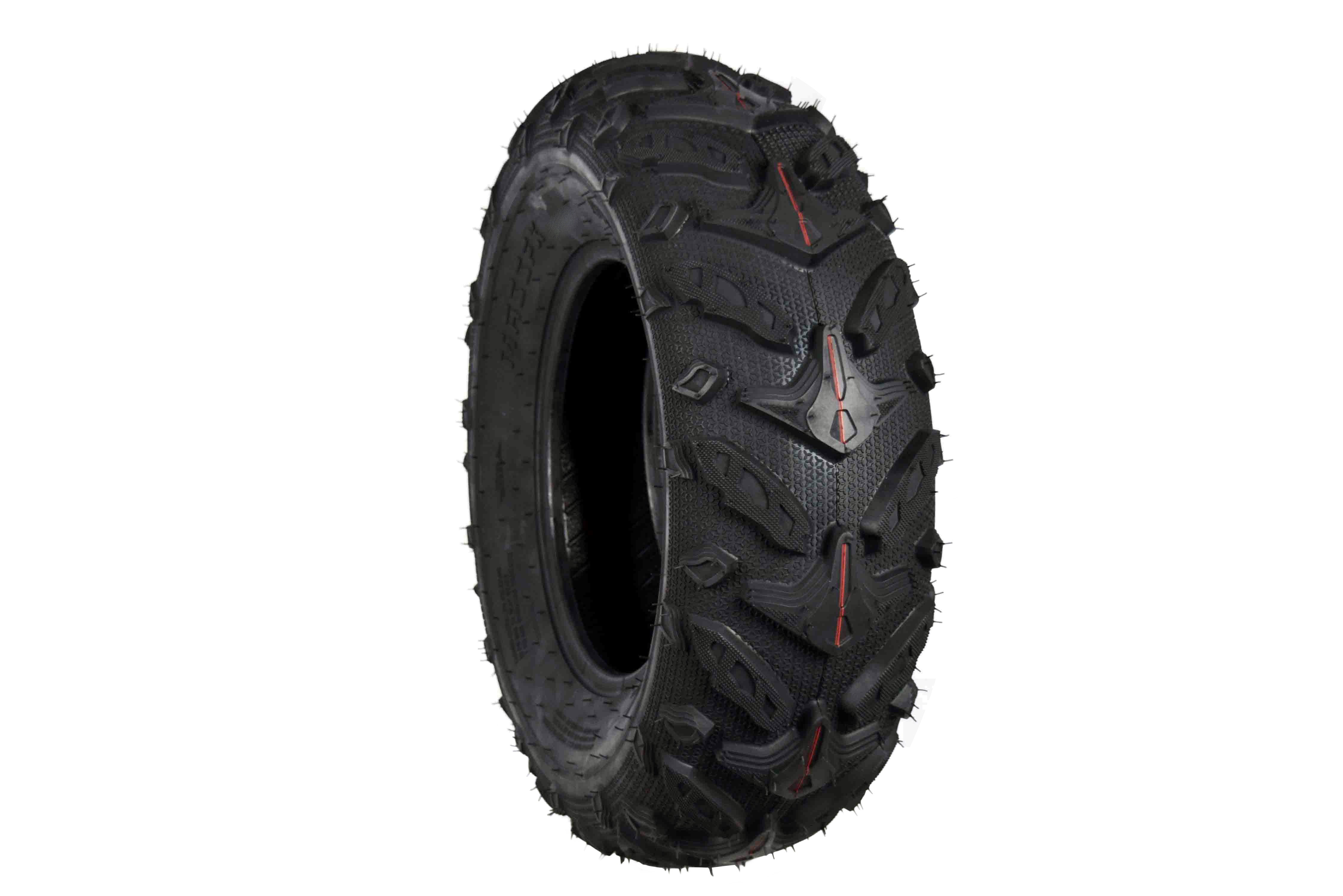 MASSFX Grinder 24x8-12 Front ATV Tire， 6-Ply Rating， Chip and Tear Resistant， Micro Tread Technology， for Soft and Hard Pack Ground (2 Pack)