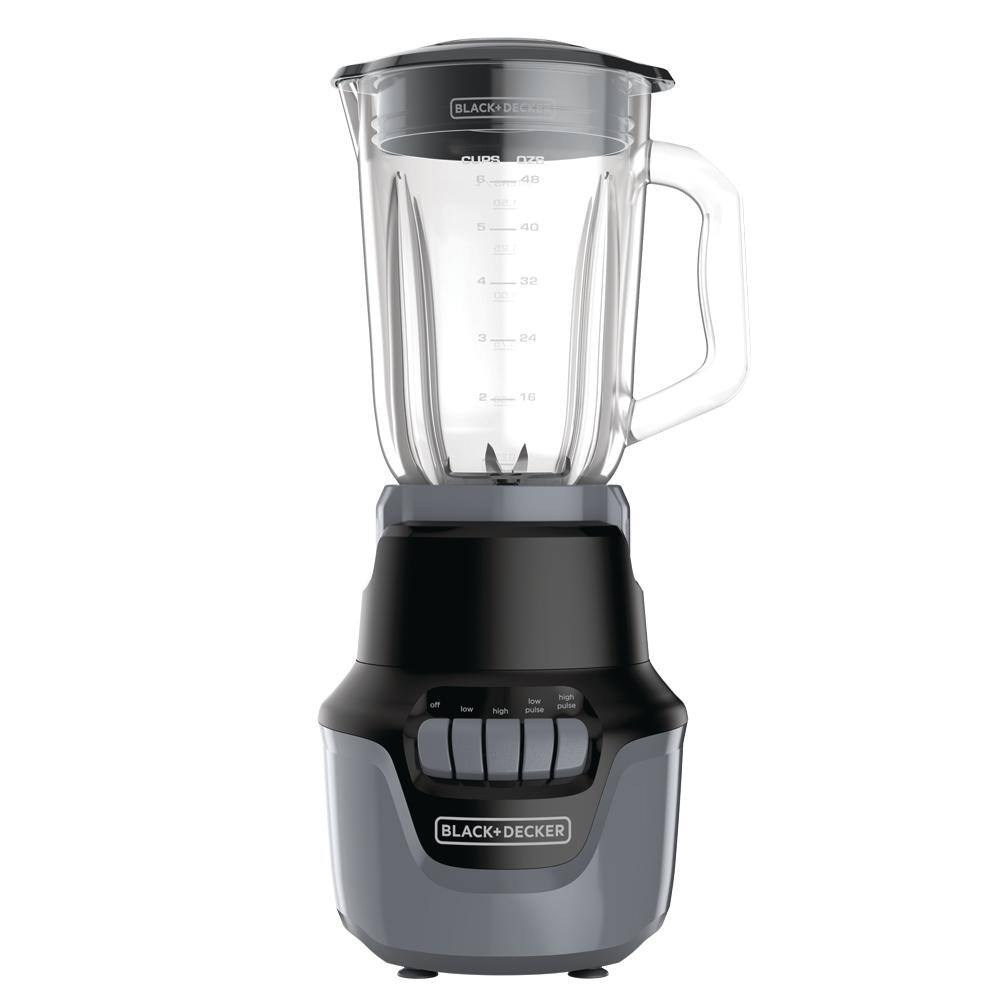 BLACK+DECKER Helix Performance 48 oz. 4-Speed Matte Black Blender BL1610BG-P