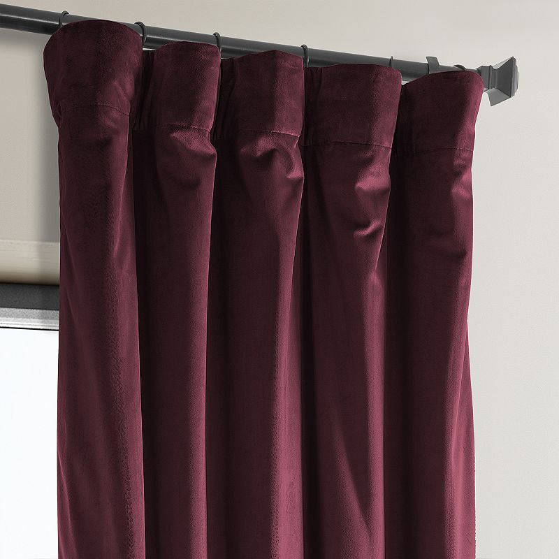 EFF 1-Panel Heritage Plush Velvet Curtain