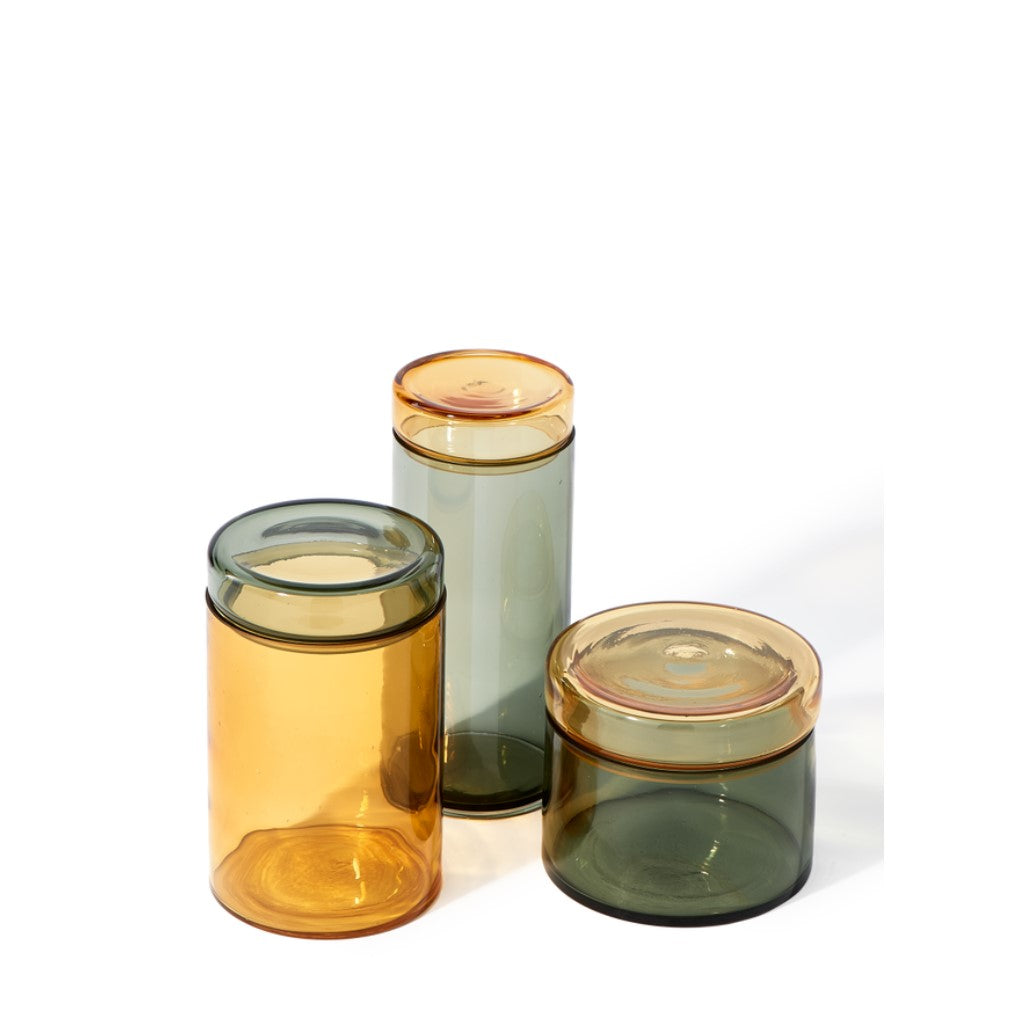 Caps and Jars Set of 3