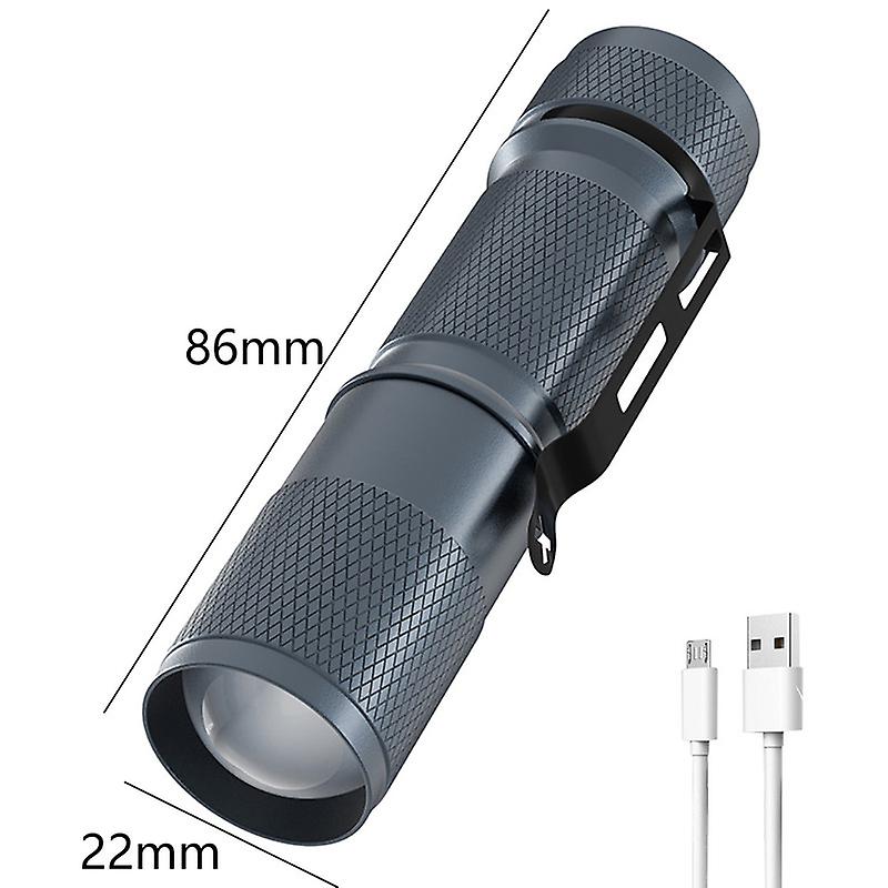 Lamp 150lm Led Camping Flashlight 3 Modes Usb Rechargeable Ipx4 Waterproof For Travel Hiking Adventure