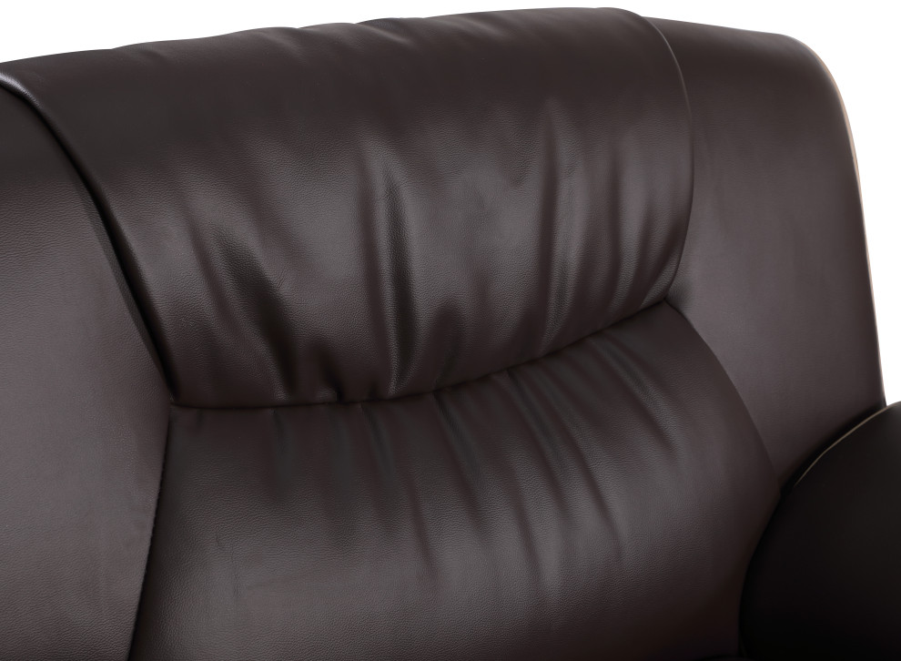 esio Contemporary Premium Leather Match Sofa   Contemporary   Sofas   by Luxuriant Furniture  Houzz