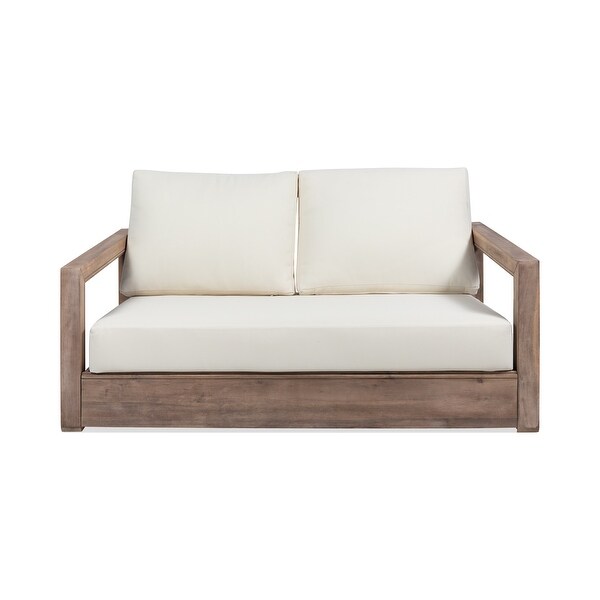 Westchester Acacia Wood Loveseat and Coffee Table Set by Christopher Knight Home