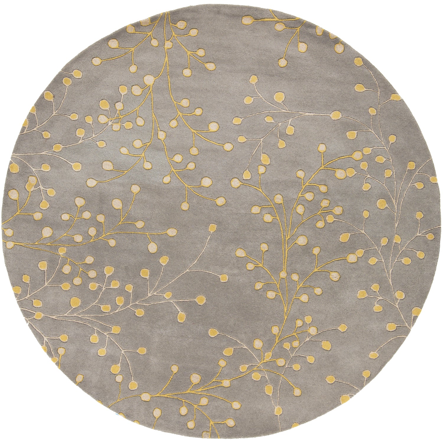 Athena Rug in Taupe & Mustard