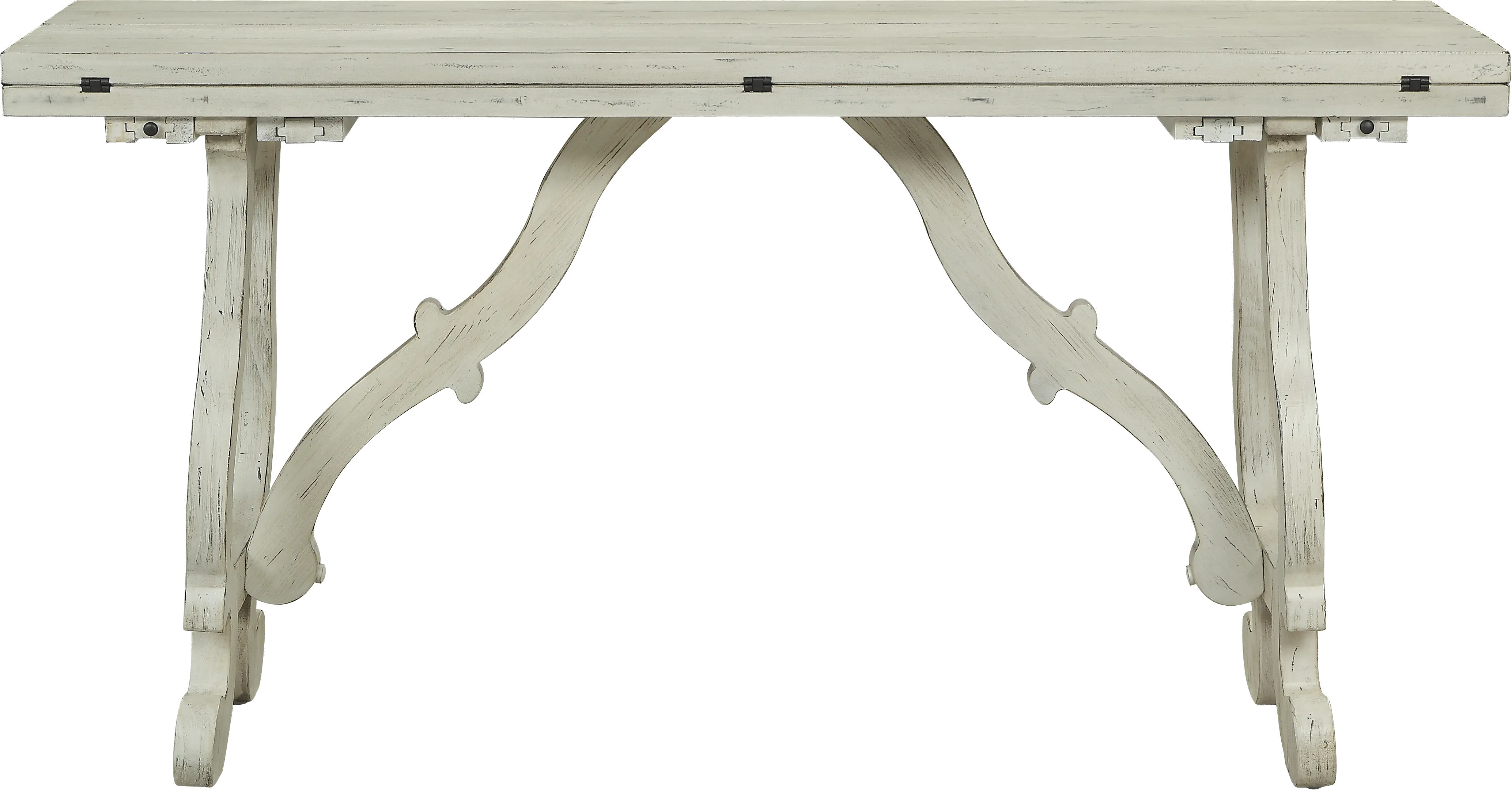 Orchard Park White Fold Out Console