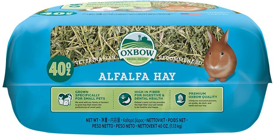 Oxbow Alfalfa Small-PET Food， 40-oz bag