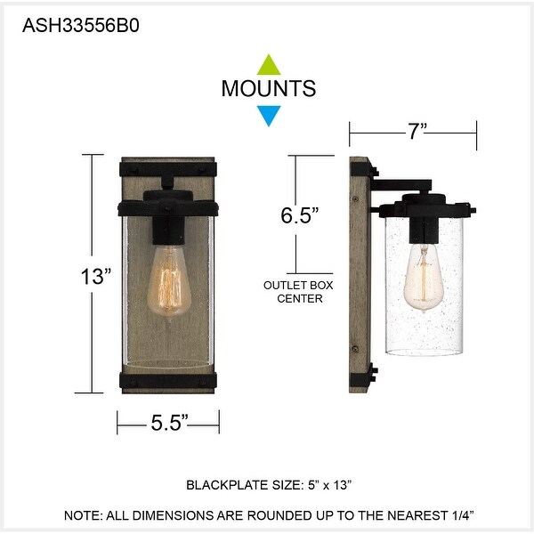 Arjen 1-Light Natural Iron Outdoor Wall Lantern Shopping - The Best Deals on Outdoor Wall Lanterns | 41429385