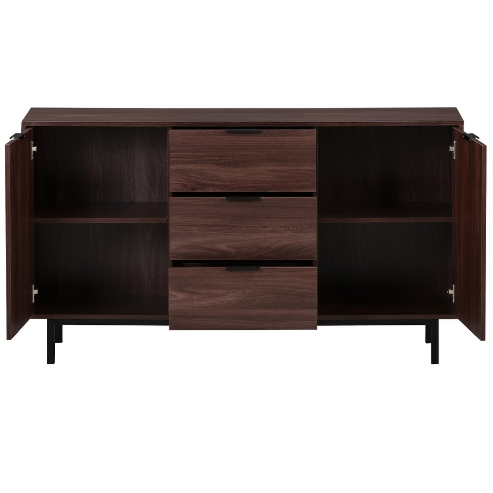 Sideboard Particleboard with Wood Grain Stickers